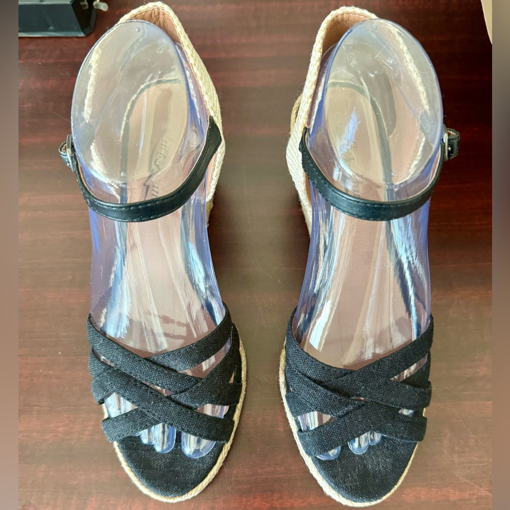 Lucky Brand Espadrille Black Wedge